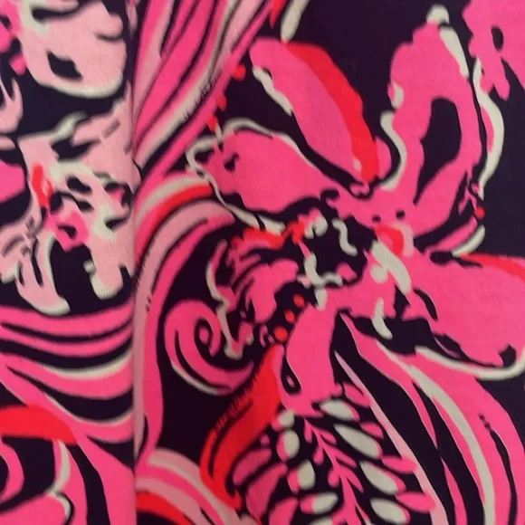 Lilly Pulitzer dress, size L, NWT, Low Tide Navy, slight puff in sleeve☀️ - Picture 5 of 5